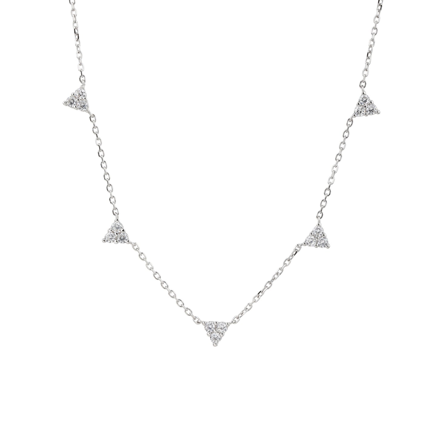 שרשרת רוז גולד משובצת זרקונים