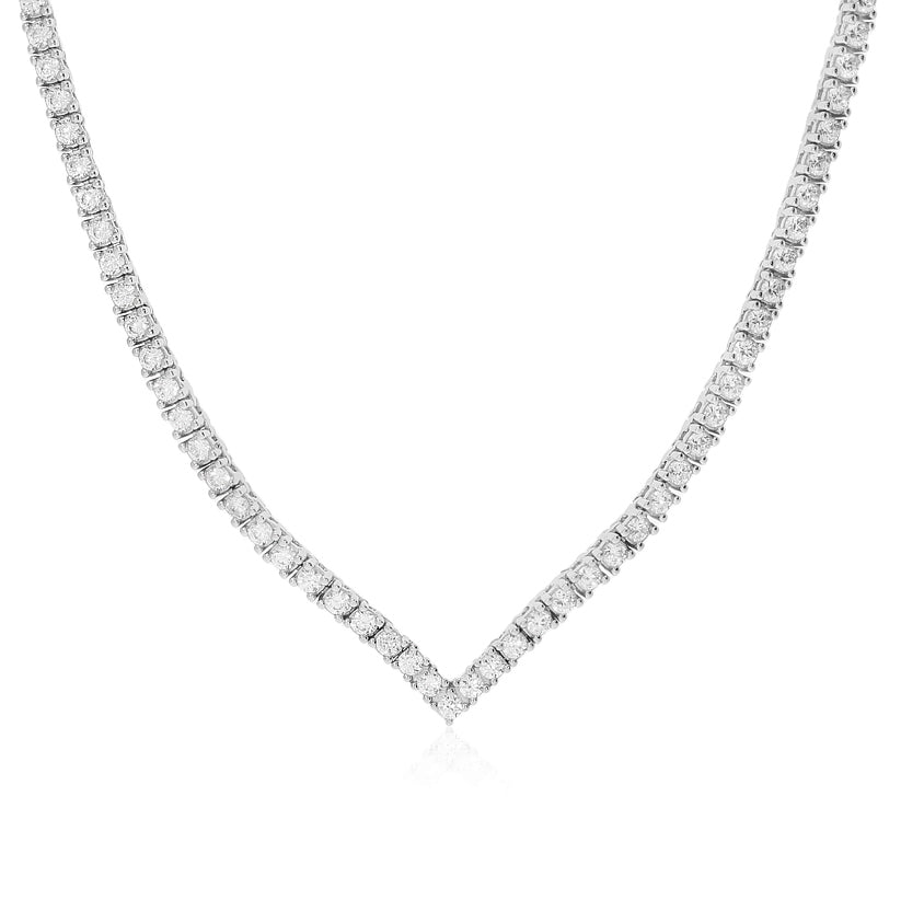 שרשרת טניס משובצת זרקונים 42 ס"מ