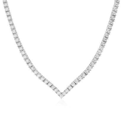 שרשרת טניס משובצת זרקונים 42 ס"מ