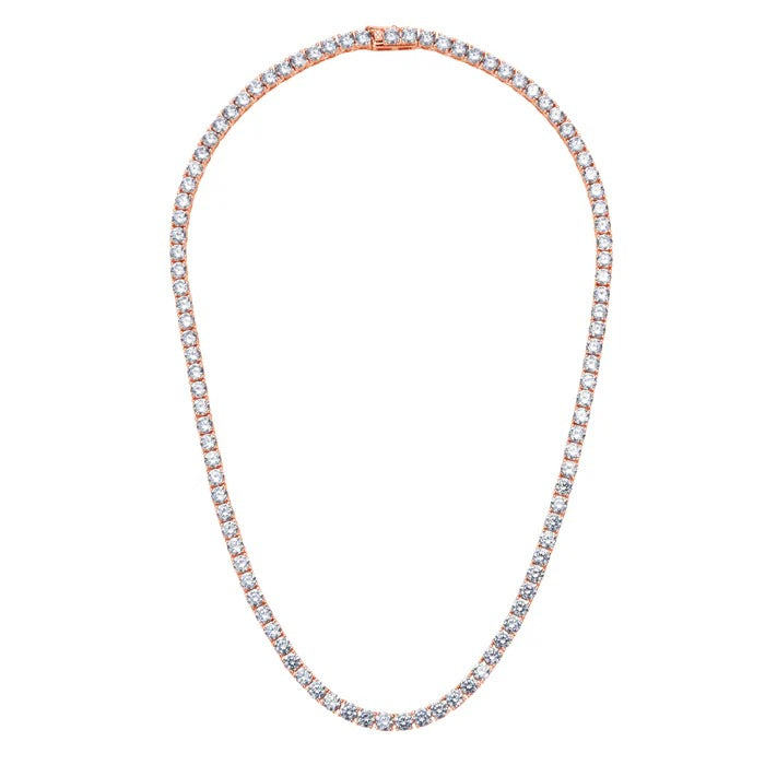 שרשרת טניס רוז גולד 50CM