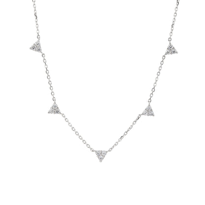 שרשרת רוז גולד משובצת זרקונים