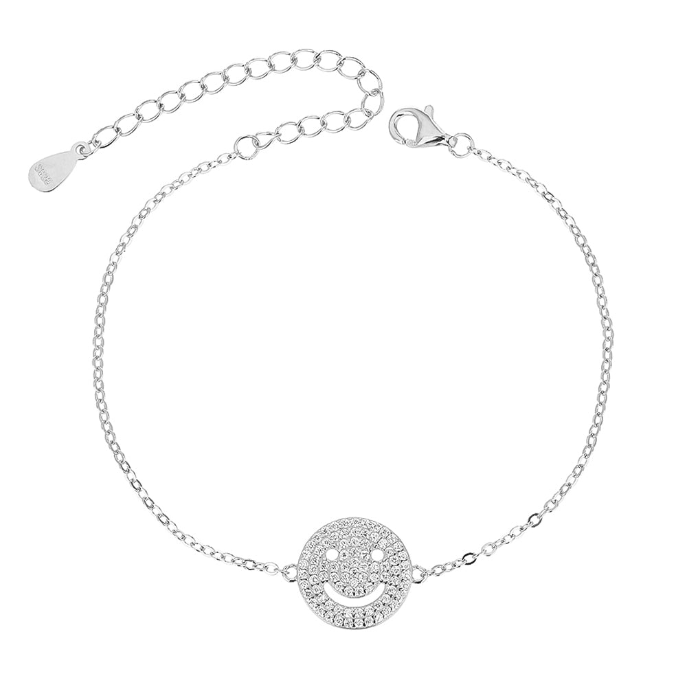 צמיד כסף 925 משובץ זרקונים