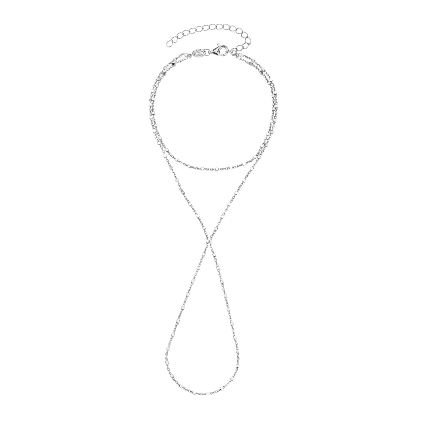 צמיד כסף 925 משובץ זרקונים