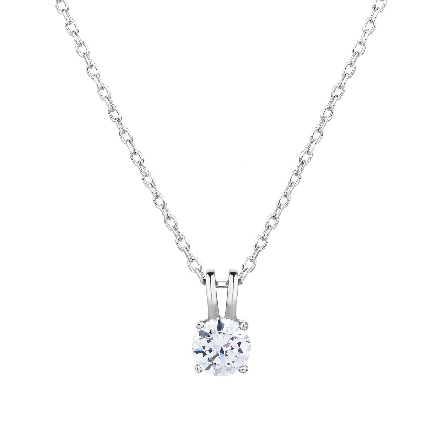 שרשרת כסף 925 משובצת זרקון