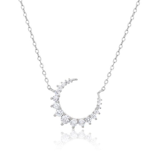 שרשרת כסף 925 משובצת זרקונים